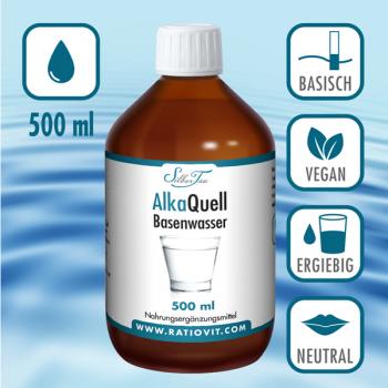 AlkaQuell 500ml Basenwasser-Konzentrat Basen Kur